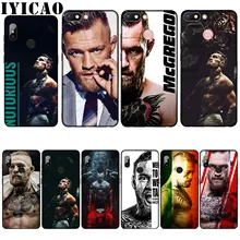 Силиконовый мягкий чехол IYICAO Conor McGregor Irish Fighter на заказ для Xiaomi Redmi 6A 5A Note 8 7 4 4X5 Plus 6 Pro черный чехол из ТПУ