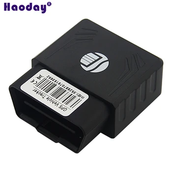 

Mini OBD vehicle GPS tracker TK306 OBD 16PIN interface Real-time tracking Geo-fence Movement Over speed alarm free installation