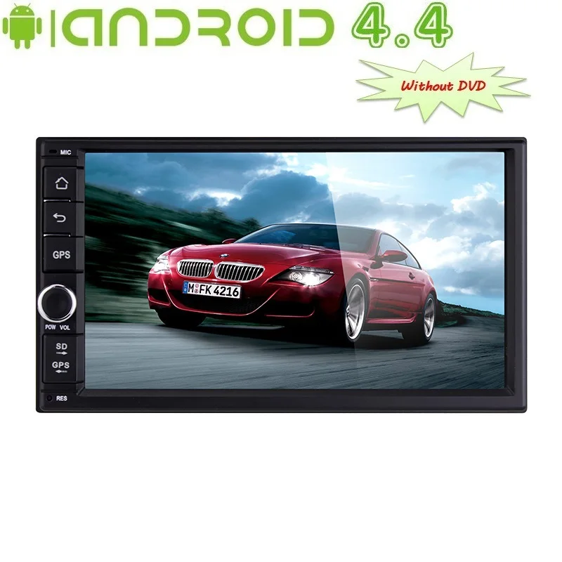 Android 4.4 2 Din 7'' In-Dash Universal Car Radio+GPS+Bluetooth+WIFI+RDS+800*480 Resolution Support 3G OBD Function | Автомобили и