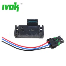 4 Bar 12223861 16040749 Turbo Intake Air Boost Pressure Map Sensor For Modified Cadillac Chevrolet Buick Chevy With Plug 4BAR