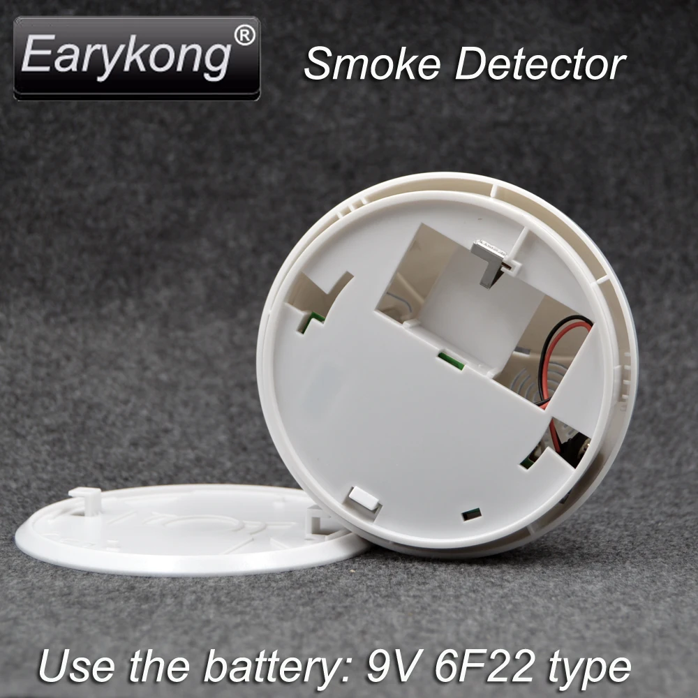 Goedkoop Gratis Verzending Hot Selling Nieuwe 433 Draadloze Rookmelder Fire Alarm Sensor Voor Indoor Home Veiligheid Tuin Beveiliging SM 03