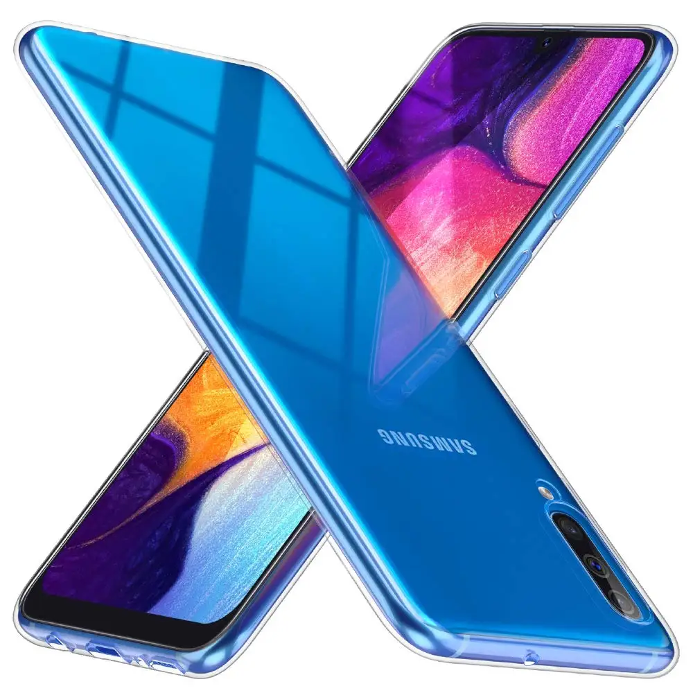 Чехол для Samsung Galaxy A50, тонкий прозрачный мягкий ТПУ чехол для Samsung A50 A 50 A505 A505F, силиконовый защитный прозрачный чехол - Цвет: Слоновая кость