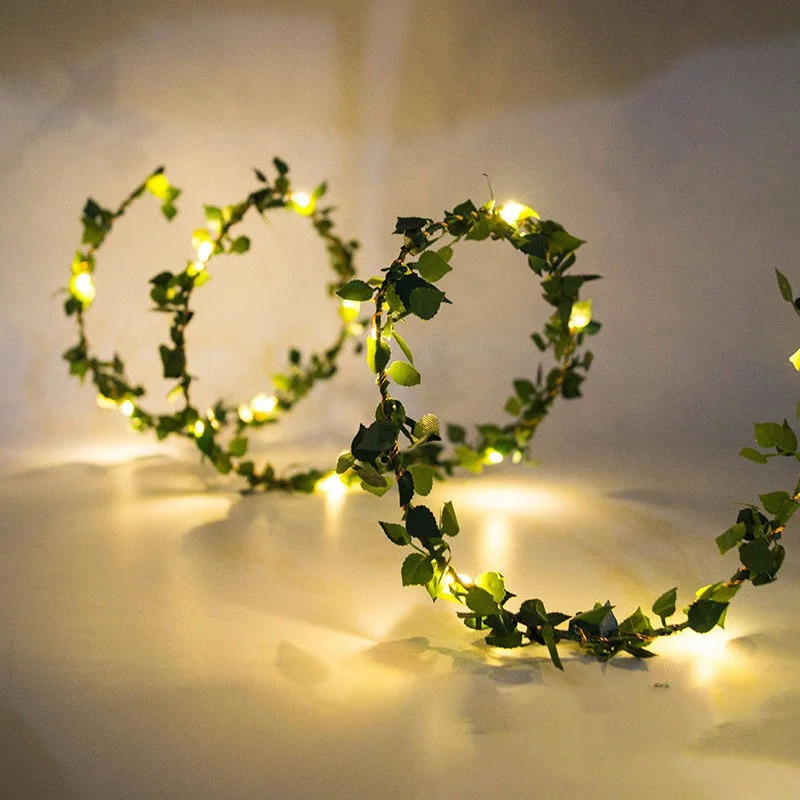 Buy Rustic Wedding Foliage LED copper wire String Lights for Wedding Table