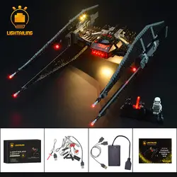 Lightailсветодиодный светодиодный свет комплект для Star WarsKylo Ren TIE Fighter Light набор совместим с 75179 и 5127 (не включает модель