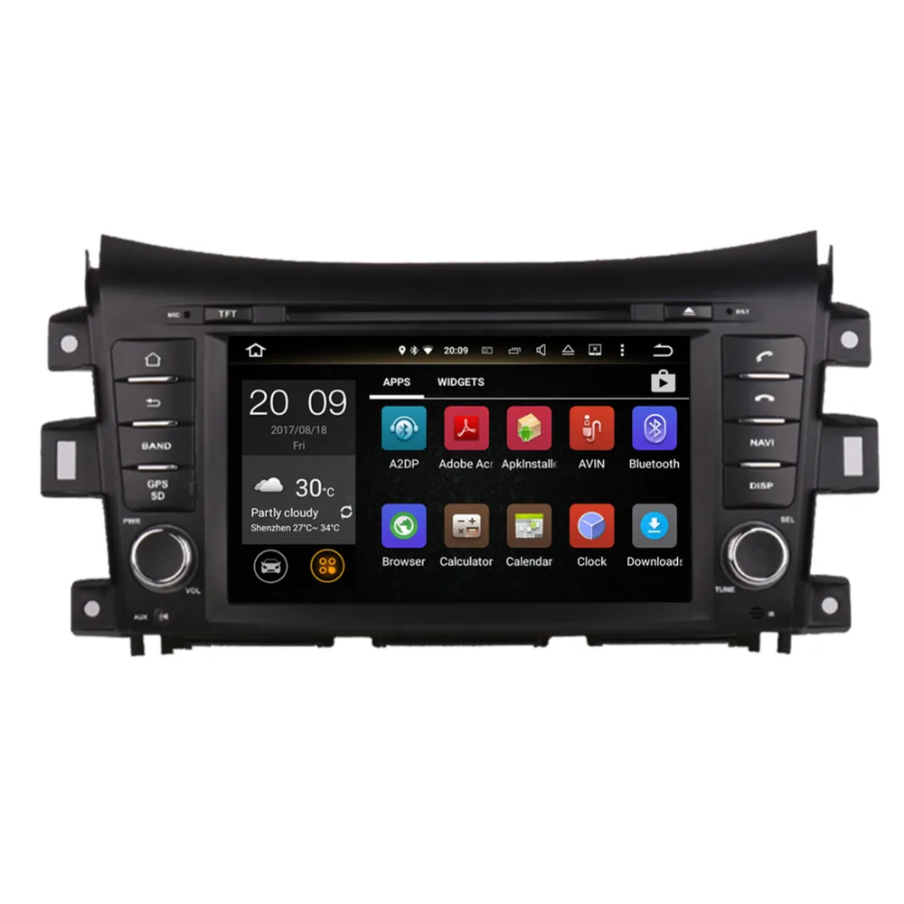 Best 4GB RAM Android 9.0 Octa Core Car PC GPS Radio Stereo with Bluetooth For Nissan Navara 2014-/Nissan NP300 Car Head Unit Wifi 3
