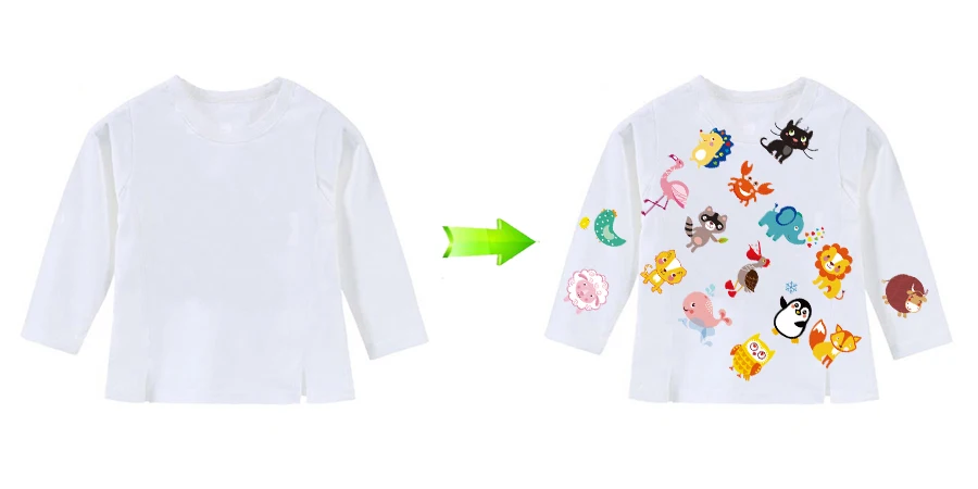 Animal Series Patches for Clothes Stickers Heat Transfer Household Iron-on Patch Parches Para La Ropa 22x22.8cm 3
