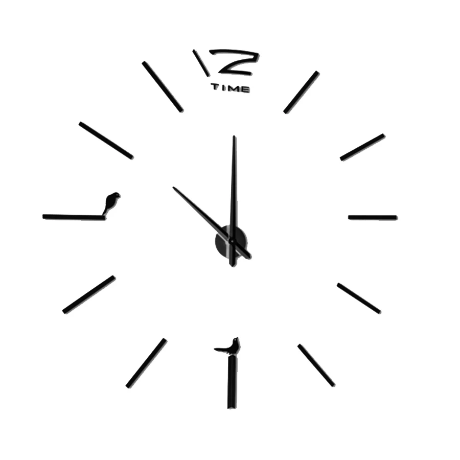 

3d Simple Marble Wall Clock Creative Modern Mute Wall Watch Living Room Decoration Kitchen Saat Home Decoration AccessoriesB1054