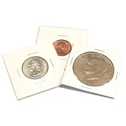 50 шт. Памятная коллекция монет Чехол для хранения пустой картонной Монетница держать 40 мм держатели для монет Чехол Прямая доставка