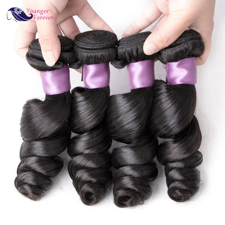 

Cheap Peruvian Virgin Hair Loose Curl Weave 4 Bundles 100 Human Hair Weave 7A Unprocessed Peruvian Loose Curly Virgin Hair