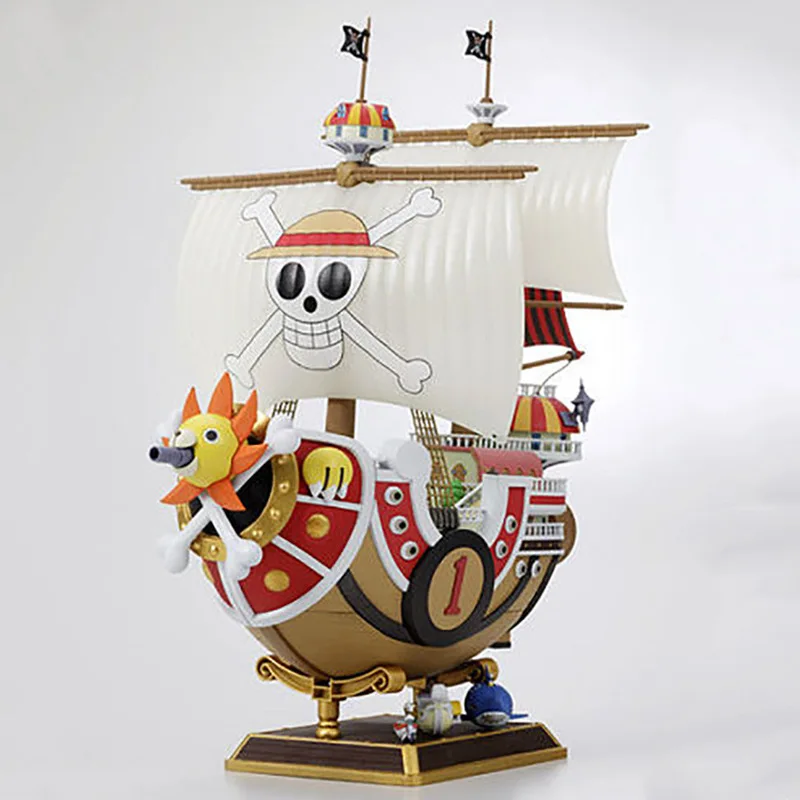 26CM Anime One Piece Thousand Sunny Pirate ship Model boat PVC Action ...