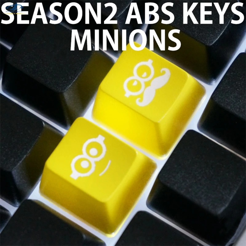 

[HFSECURITY] Minions Mechanical Keycaps ABS Backlight Transparent ESC F Zone R4 OEM Hight