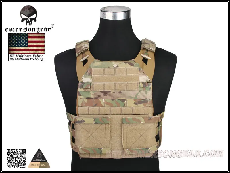 Emerson Molle CP Style Adaptive Vest JPC 2.0 Tactical Vest Combat Chest Protection Plate Carrier Vest Multicam EM7436MC