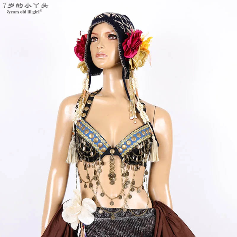 

tribal belly dance bra tribal fusion bra sexy bra costume brabelly dance ATS bra BSS55-57