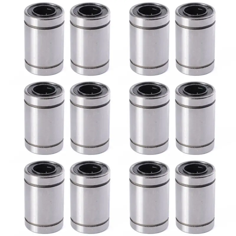 

12 PCS/Set Linear Bearings LM8UU 8*15*24mm 3D Printer Prusa For Mendel CNC TE249 JDH99