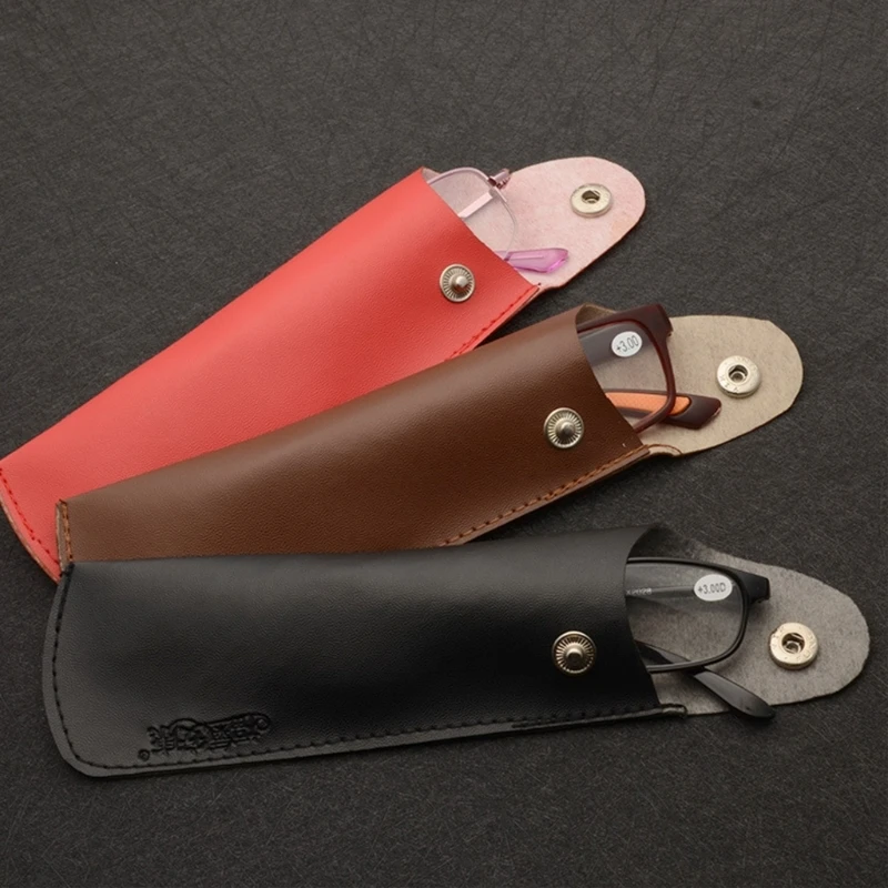 

Portable Presbyopic Glasses Bags Faux Leather Sunglasses Protection Boxs Reading Glasses Case