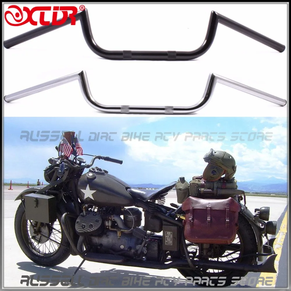 Motorcycle Clubman Handlebar Bar Mirrors Grips Combo Cafe Racer For Honda CG125