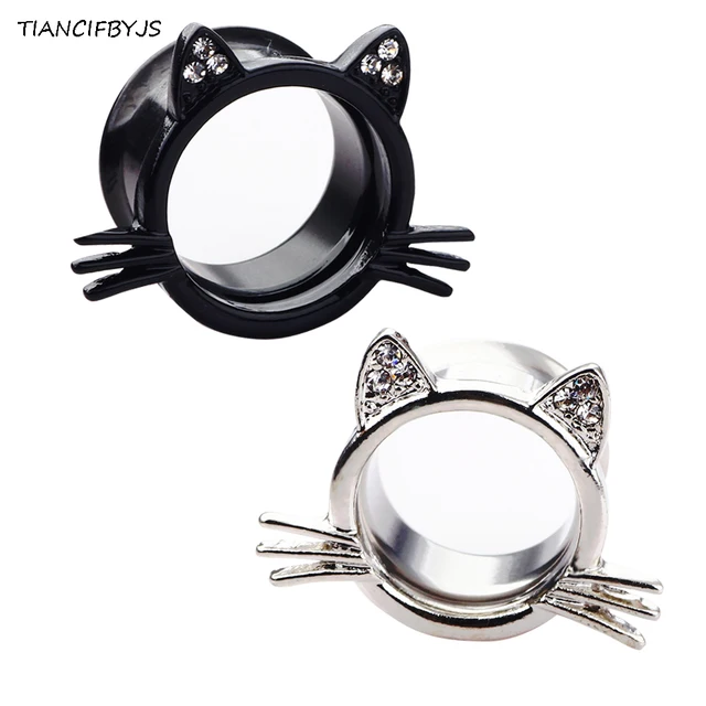 Tiancifbyjs 2pcs Flare Ear Flesh Tunnel Piercing Plug Tunnels Tiancifbyjs 2pcs Flare Ear Flesh Tunnel Piercing Plug Tunnels Earring Gauges 00g 2018 Fashion Bodyjewelry