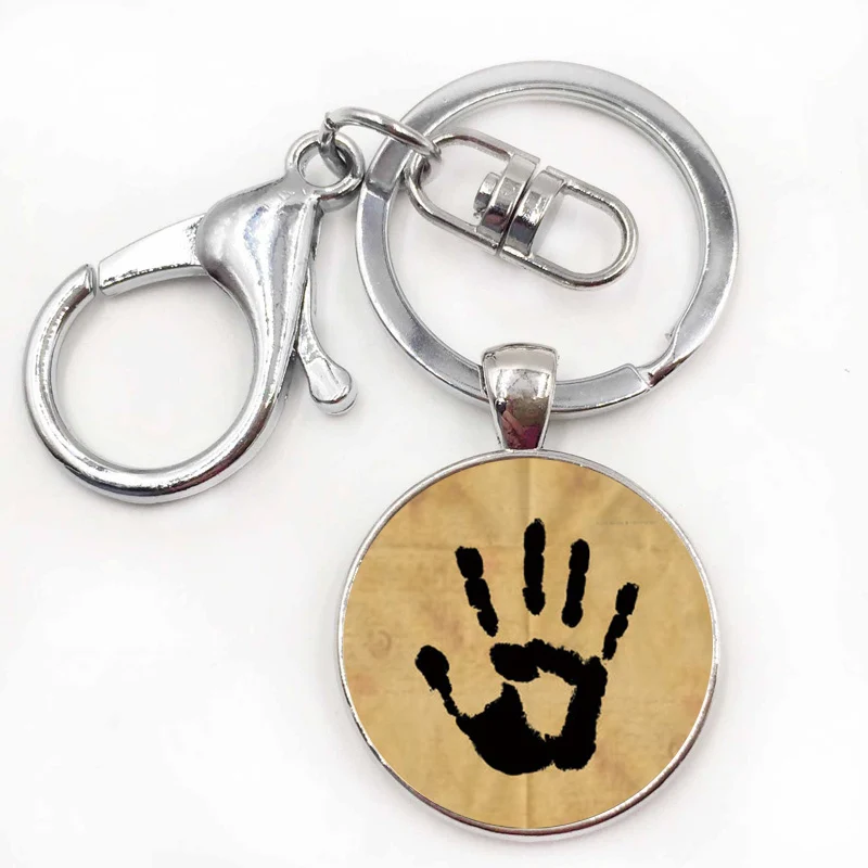 Jsilver keychain.