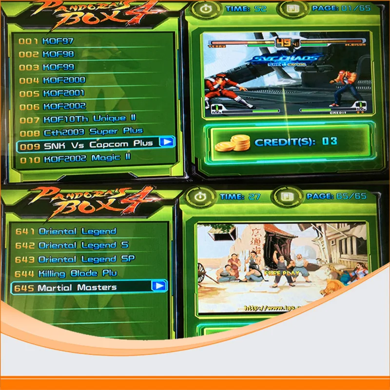 

The latest upgrade video game jamma board pandora's box 4 HD VGA/CGA output 645 in 1 jamma multi game pcb board