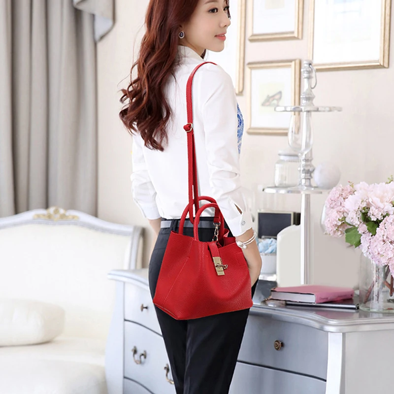  Vintage Women's Handbags Famous Fashion Brand Candy Shoulder Bags Ladies Totes Simple Trapeze Women