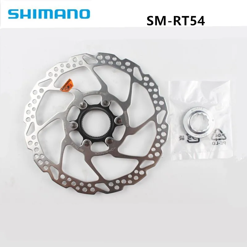 1 шт. SHIMANO диск тормозной диск ротор SM RT54 Центральный замок костюм горные велосипеды диск RT54 XT SLX DEORE 160 мм 180 мм MTB велосипед