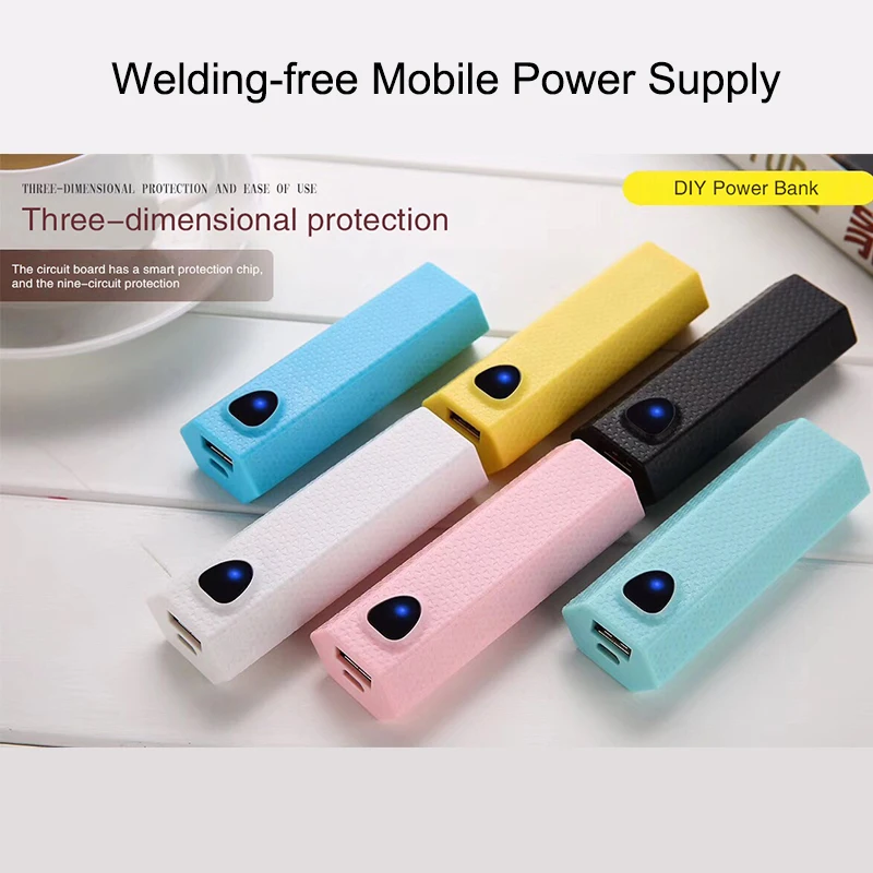 

5V 1*18650 USB Power Bank Battery Box Mobile Phone Charger DIY Shell Case Storage Case Box with Package for iPhone Android