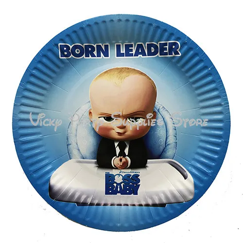 51 шт/лот Boss Baby Theme вечерние одноразовые стаканчики посуда день рождения, детский душ бумажная чашка тарелка маленький босс поставки украшения