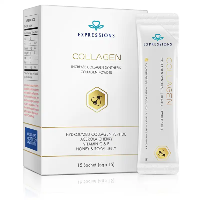 EXPRESSIONS JELLO COLLAGEN JELLY ให้ Double Anti Aging Effect กระตุ้น