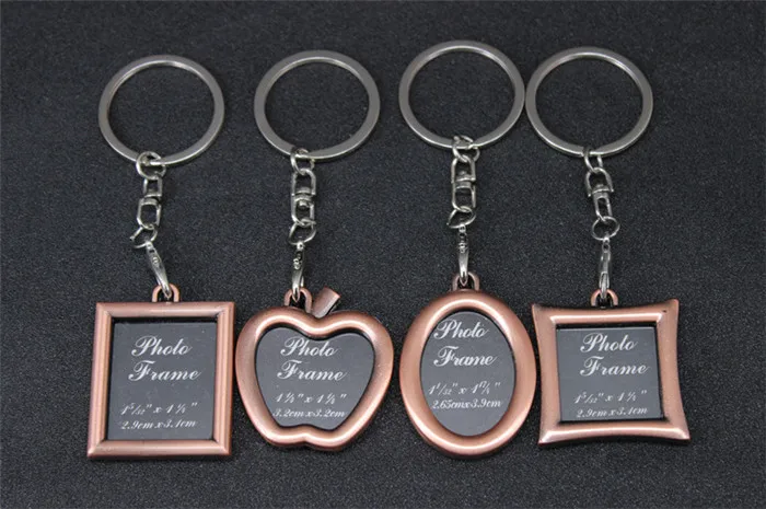 Fashion Retro Mini Photo Frame Key Ring Chain Trinket Car Keychain Women Bag Charms DIY Jewelry Keyring Man Souvenir Party Gift (4)