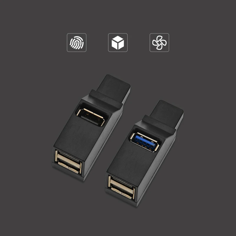 Powstro мини 3 Порты и разъёмы USB док-станция Usb 3,0 концентратор 2,0 Высокое Скорость PLC сплиттер для портативных ПК U дисковая карта считывания кода для мобильного телефона док-станция Usb