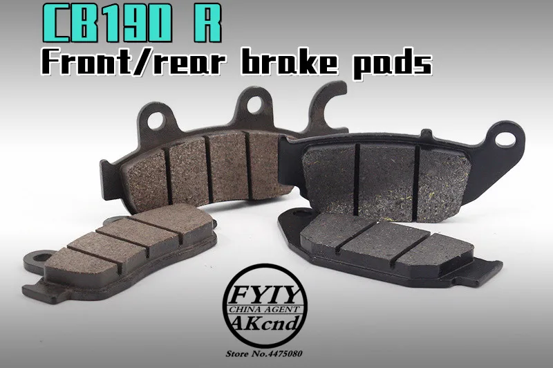 Передние Задние тормозные колодки для HONDA CB190R CBF190X 16-18 VRF250L CRF250R CBR125 MSX 125 D Grom