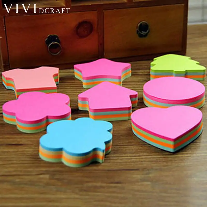 Vividcraft каваи творческий мультфильм сердце любовь заметки ежедневно Nota де N раз Papel
