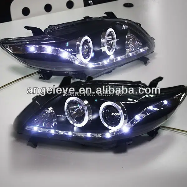 

For Toyota Corolla altis Headlight With Angel Eye LED V1 Type 2008-2010 YEAR