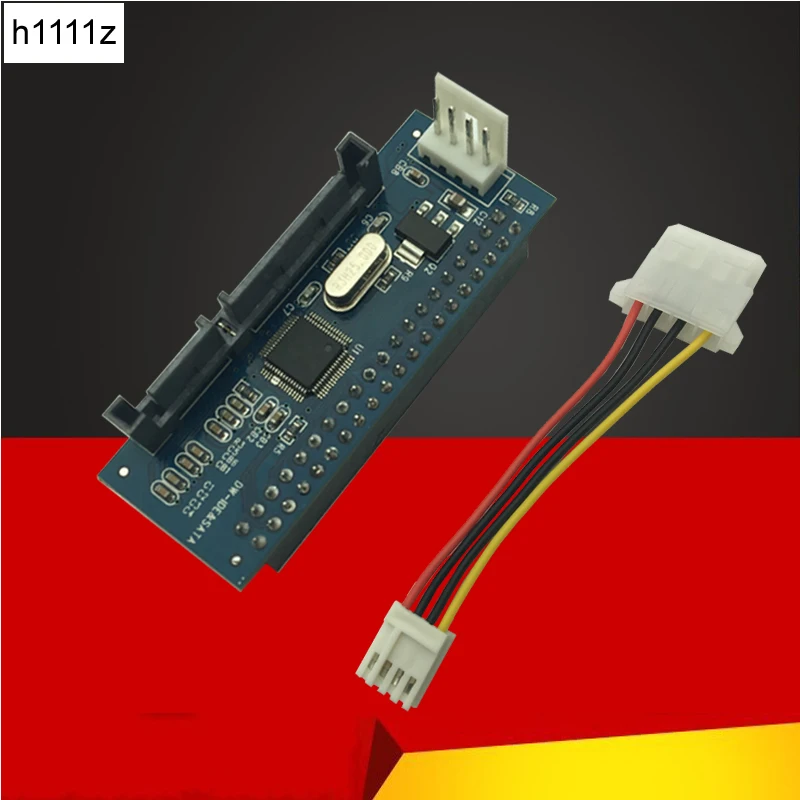 

40-Pin 3.5" IDE Female to SATA 7+15Pin 22-Pin Male 20330 Chipset Adapter Converter Hard Disk Drive Connector PATA TO SATA Card