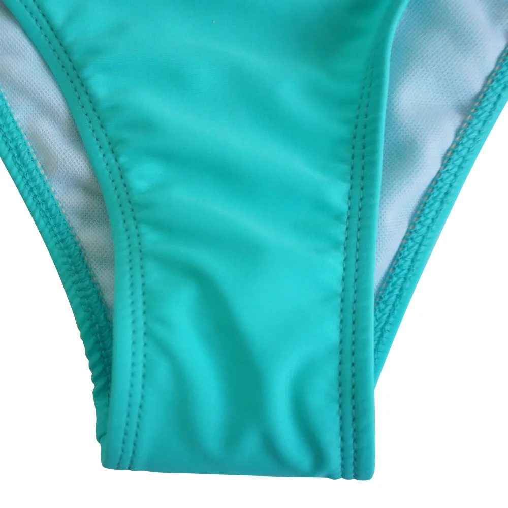 Conjuntos de Biquíni Nova Womens Sexy Cintura Alta Zíper Frente Bandagem Dois Peças Beachwear 4 Nova womens sexy cintura alta zíper frente