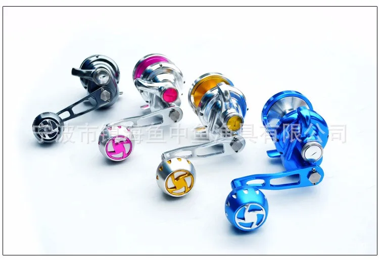 Carretel de Metal Tambor de Pesca Carretel de Pesca 9 + 2bb Completo Barco Roda Lento Jigging Corrico Pesca Ferro Mar Arraste Potência 25-35kg - 23 barco roda barco tambor de pesca lento
