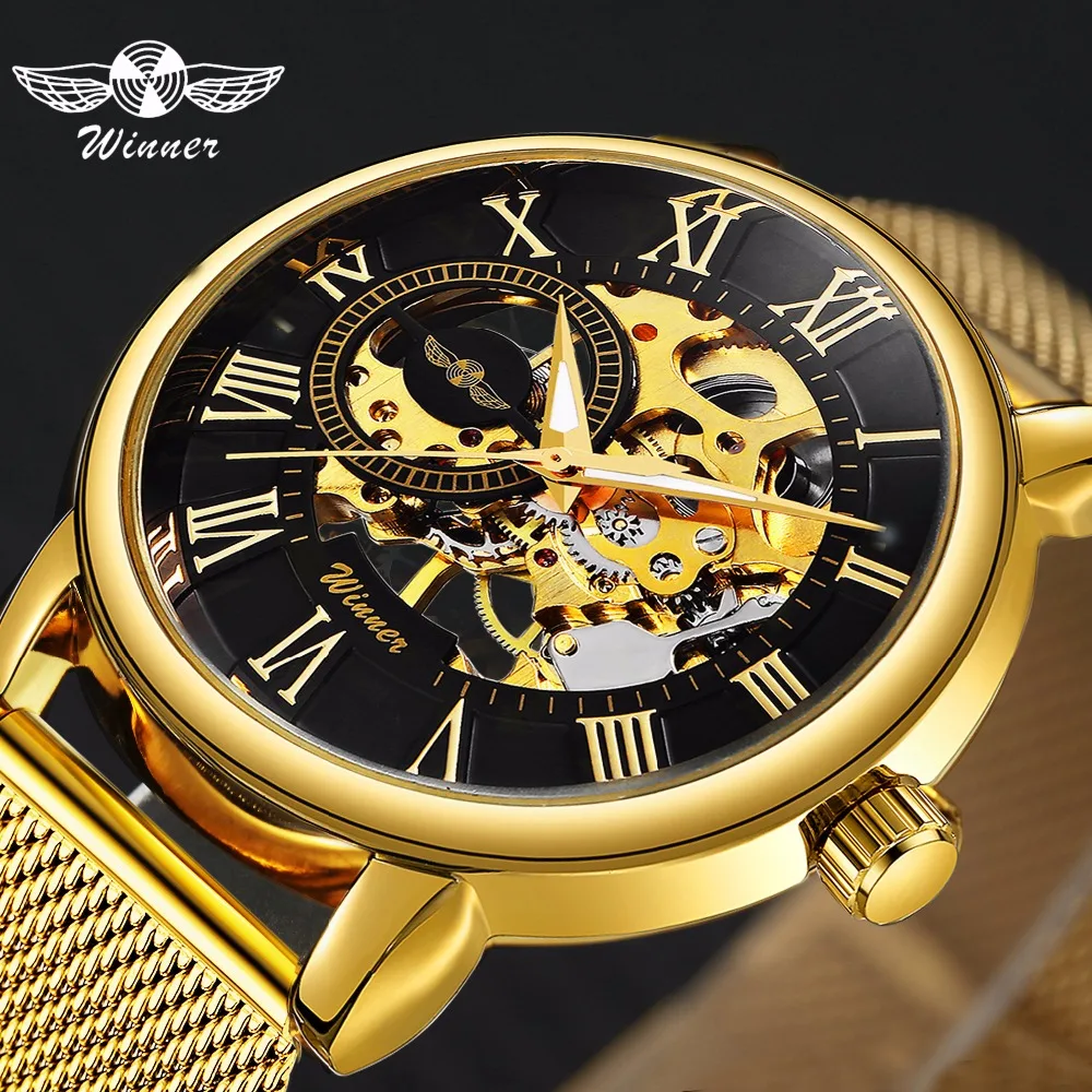 الفائز أعلى العلامة التجارية الفاخرة رقيقة جدا الذهبي الرجال الميكانيكية ووتش شبكة حزام الهيكل العظمي الطلب الرجال الأعمال الكلاسيكية T-WINNER... الفائز أعلى العلامة التجارية الفاخرة رقيقة جدا الذهبي الرجال الميكانيكية ووتش شبكة حزام الهيكل العظمي الطلب الرجال الأعمال الكلاسيكية T-WINNER...