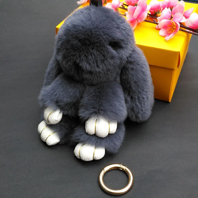 Брелок для ключей в виде кролика|fluffy ball|rabbit key chainkey chain pokemon |