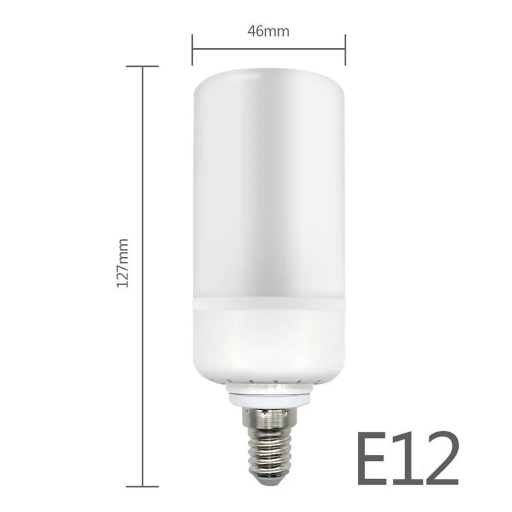 1 шт. светодиодный мерцающий свет пламени 2835SMD 3 режима Беспламенного лампы моделирование лампы освещения для дома вечерние бары украшения