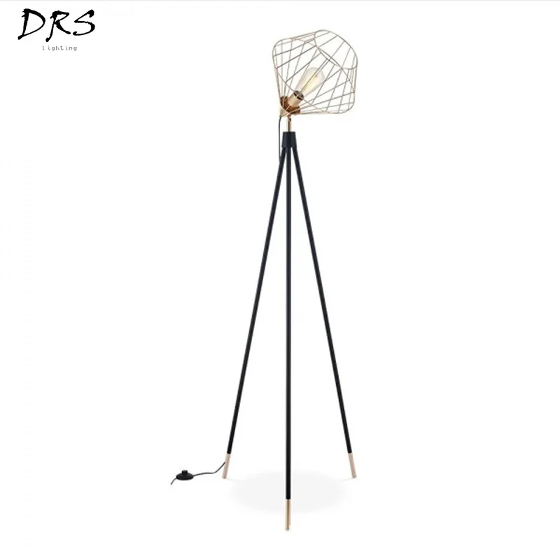 

Modern Creative Led Floor Lamp Standing Lamps for Living Room Nordic Simple Wire Lampshade Light Lampada Da Terra Floor Lamps