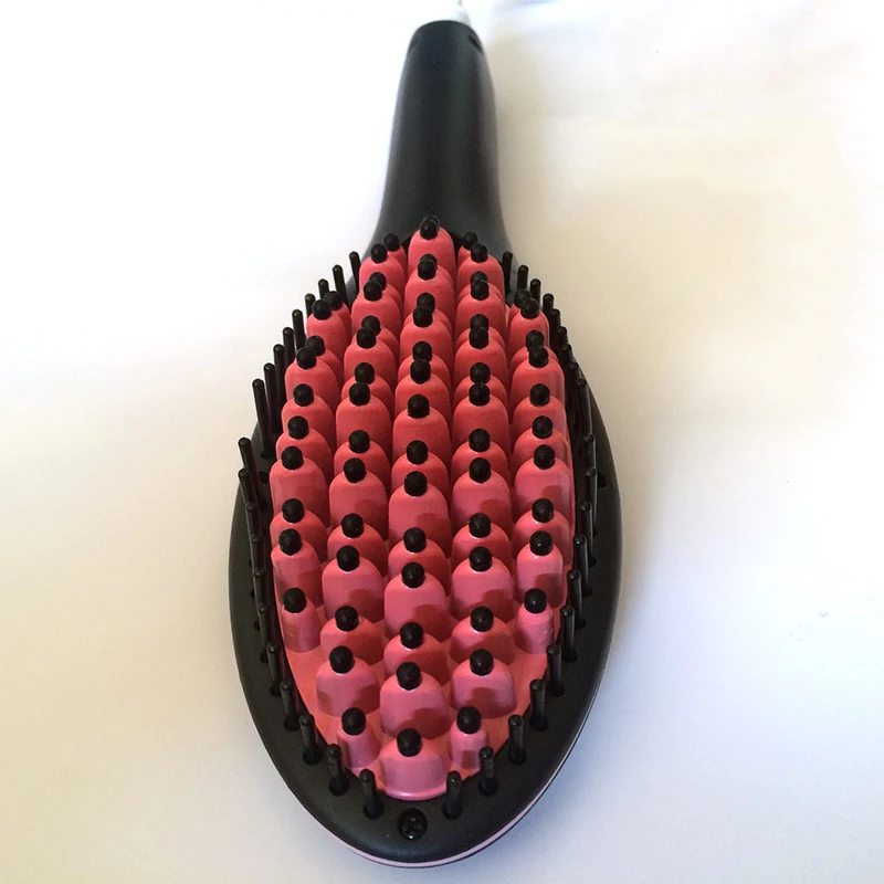 Hair Straight Electric Brush Handheld Ceramic Professional LCD Display Fast Straightener Professional Hair Straightener Comb-5