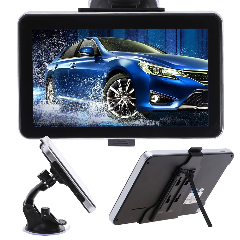 

7 inch Car GPS Navigation Touch Screen 8GB FM MP3 MP4 800MHZ Detailed Maps navigator Europe with Free Updates Automobile Players