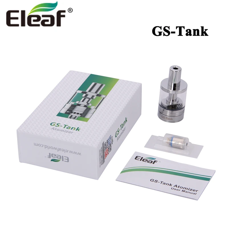 

Original Eleaf iStick GS Tank Atomizer 3.0ml with 0.15ohm Nickel 200 Coil GS-Tank Clearomizer for E Cig iStick TC 40W Box Mod