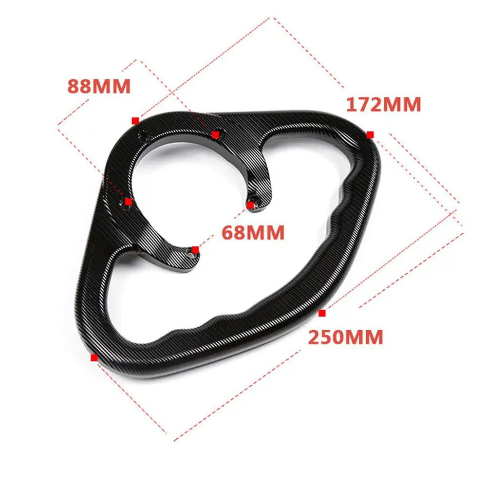 Алюминиевый сплав 3 цвета Танк захватывающий мотоцикл пассажирский рукоятка захватывающий Танк подлокотник руль бак для Yamaha mt-07