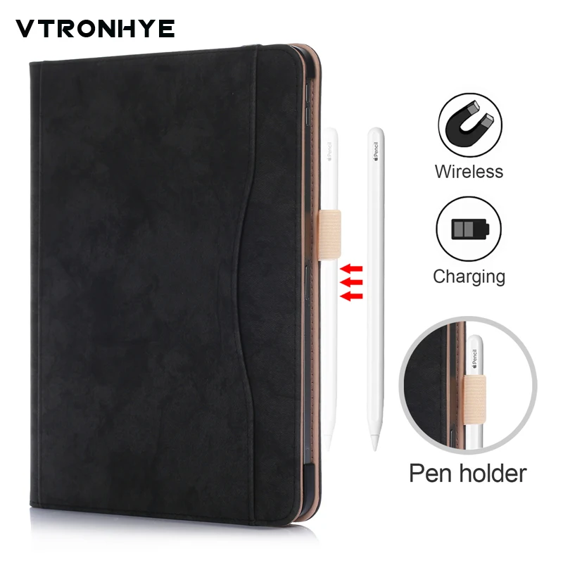 

Shockproof Case for iPad Pro 11 inch Capa Para PU+PC Full Protective Multi-angle adjustment Tablet Cover Case Auto Sleep&Wake up