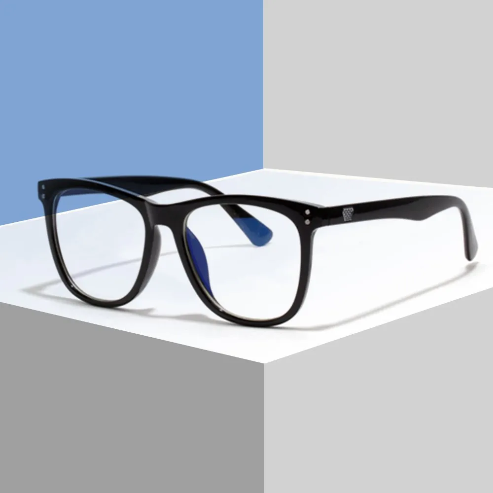 Шикарные анти-голубые легкие очки Женские Ретро близорукость оптическая оправа для очков Мужская компьютерная Gafas Luz Azul игровая Lunette De Vue COG66