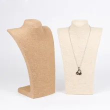 Высококачественная обмотка большого размера 1" высокое ожерелье дисплей манекен стойка кулон демонстрационный стенд держатель ювелирных изделий полка