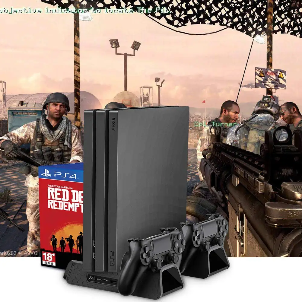 PS4 охлаждающий вентилятор теплоотвод основание вертикальное зарядное
