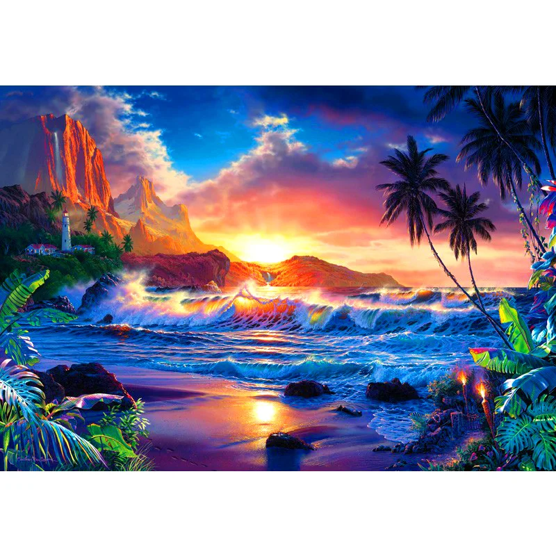 Seaside Sunset Scenic