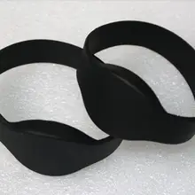 3 шт./партия) 125 кГц RFID Браслет EM4100 Силиконовые Карты бесконтактного доступа тип часов только для чтения 74 мм